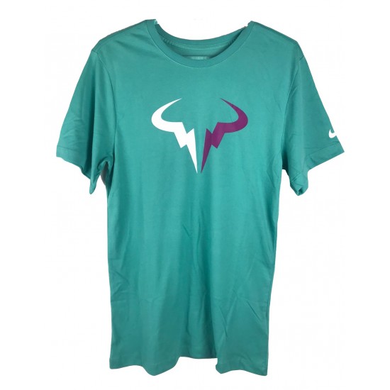 CAMISETA NIKE COURT RAFA - VERDE/ROXO